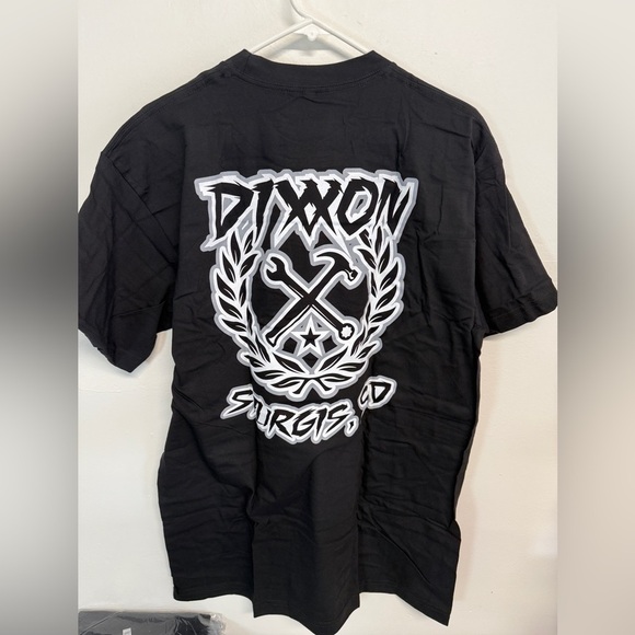 DIXXON STURGIS GREY SKETCHY CREST T-SHIRT BLACK - MENS 2XL - Picture 4 of 5